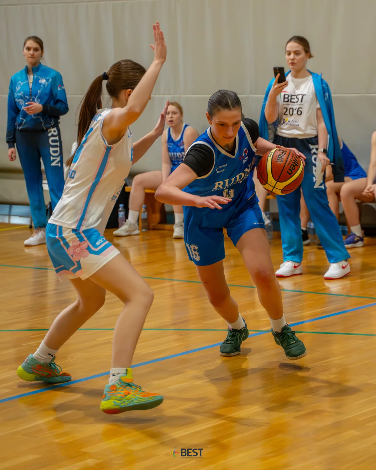 Basketball game during the tournament